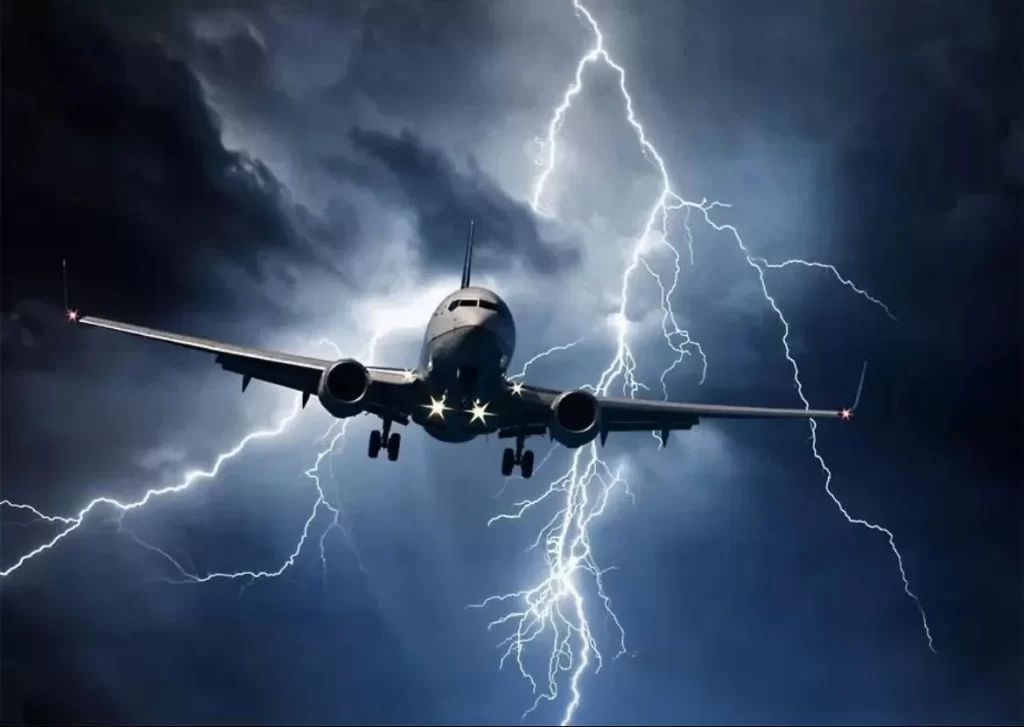 Trăsnetele și aviația