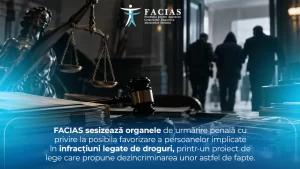 FACIAS cere DIICOT să-i verifice pe inițiatorii proiectului care dezincriminează consumul de droguri
