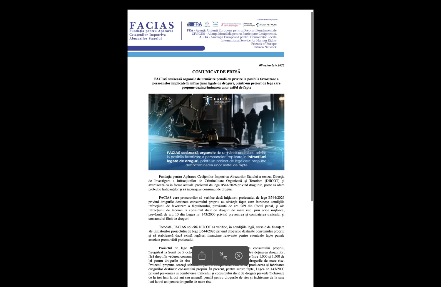 FACIAS DIICOT